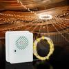 Weihnachts-Sound-Sensor mit LED-Lichterkette und Musiklautsprecher für die Feiertagsbaumdekoration