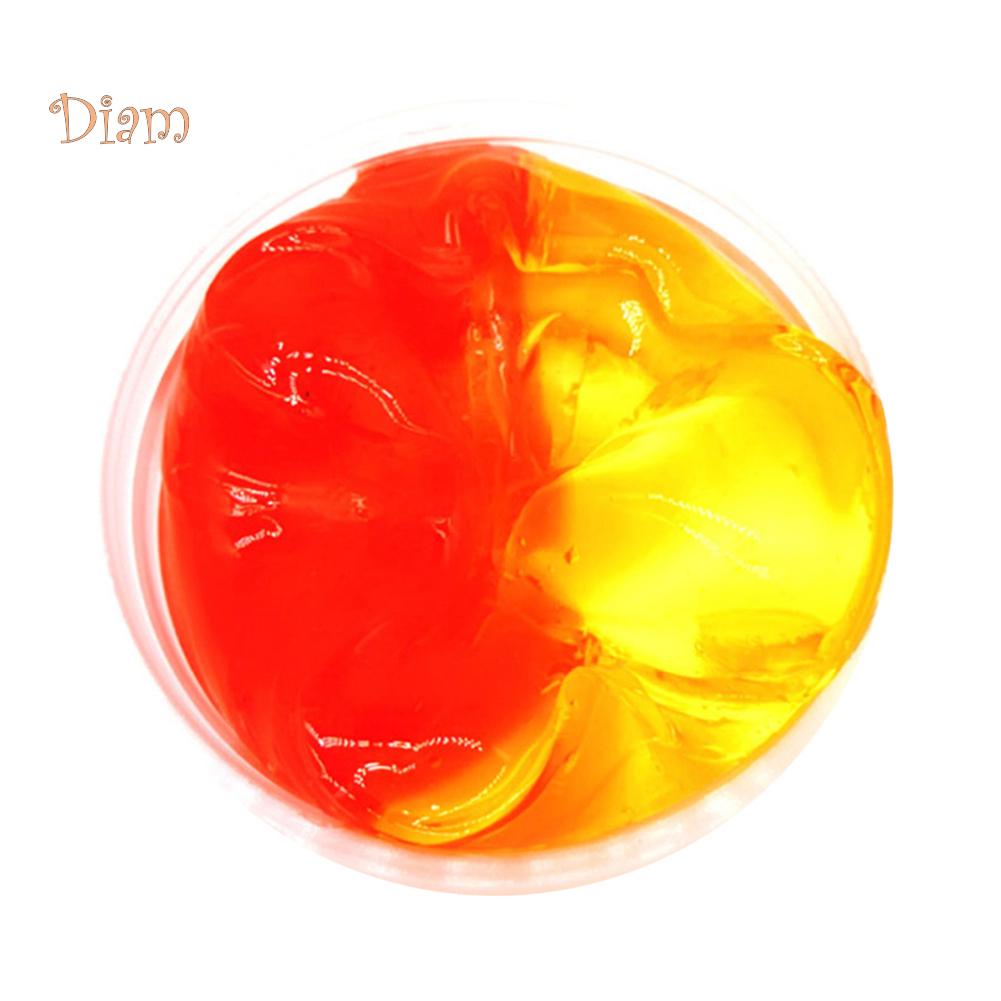 NO.KK Clear Crystal Slime Stretchy Clay Stress Relieve Kids Toy Funny Stressre Lief