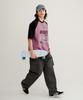 WV PROJECT Something Raglan Short Sleeve T-Shirt Pale Purple Mjst7708