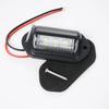 Universal 6 LED Car Truck License Plate Lights Truck RV Trailer Van Tail Lamp Waterproof Signal Lamp White Lighting Bulbs 12-24V