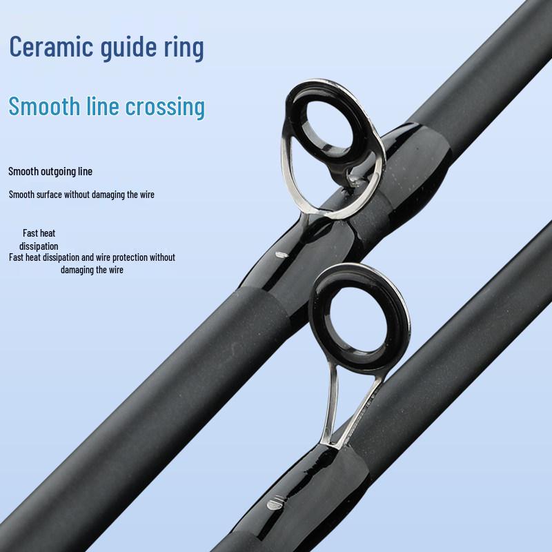 Set Canna da Pesca a Spinning: Canna da Pesca per Mare e Casting con Manico Dritto, Mulinelli a Goccia e da Spinning, Canna a Lancio Lungo