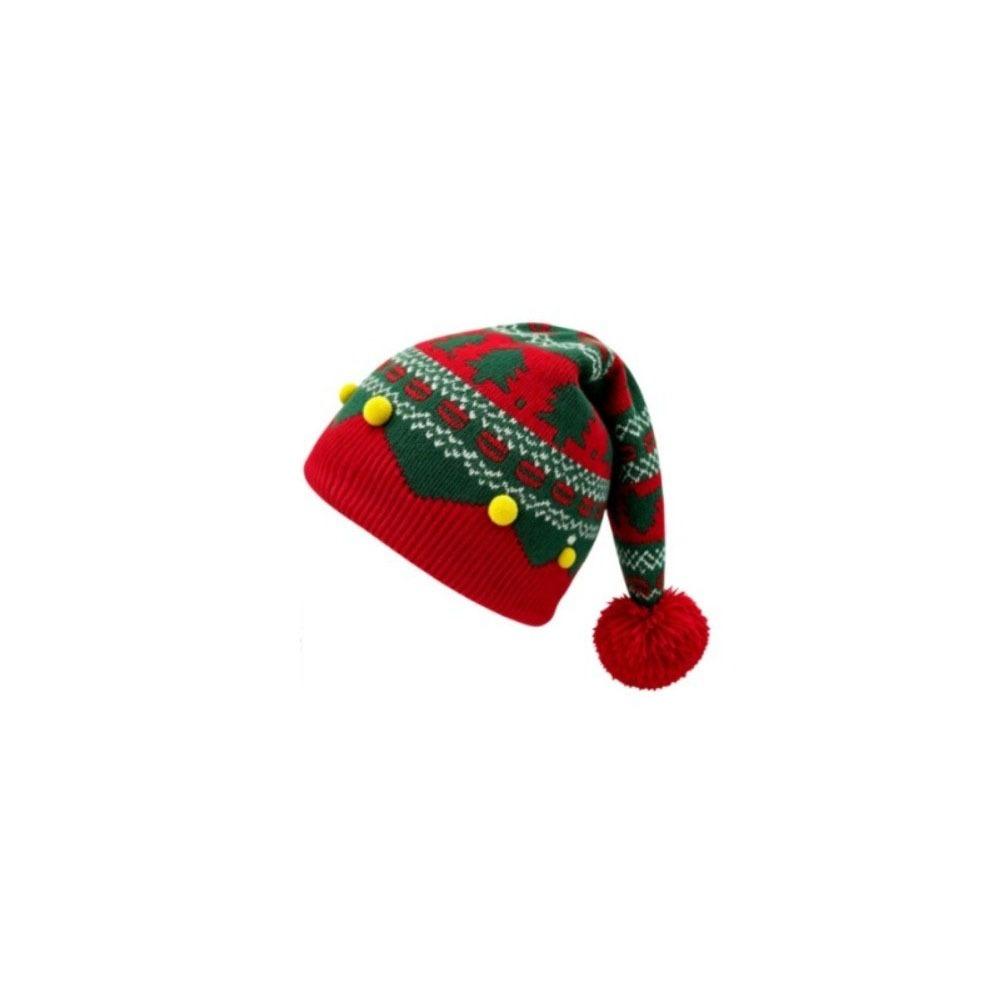 Jacquard Knitted Wool Cap Warm Christmas Knitting Hat Fashion Christmas Hat Children