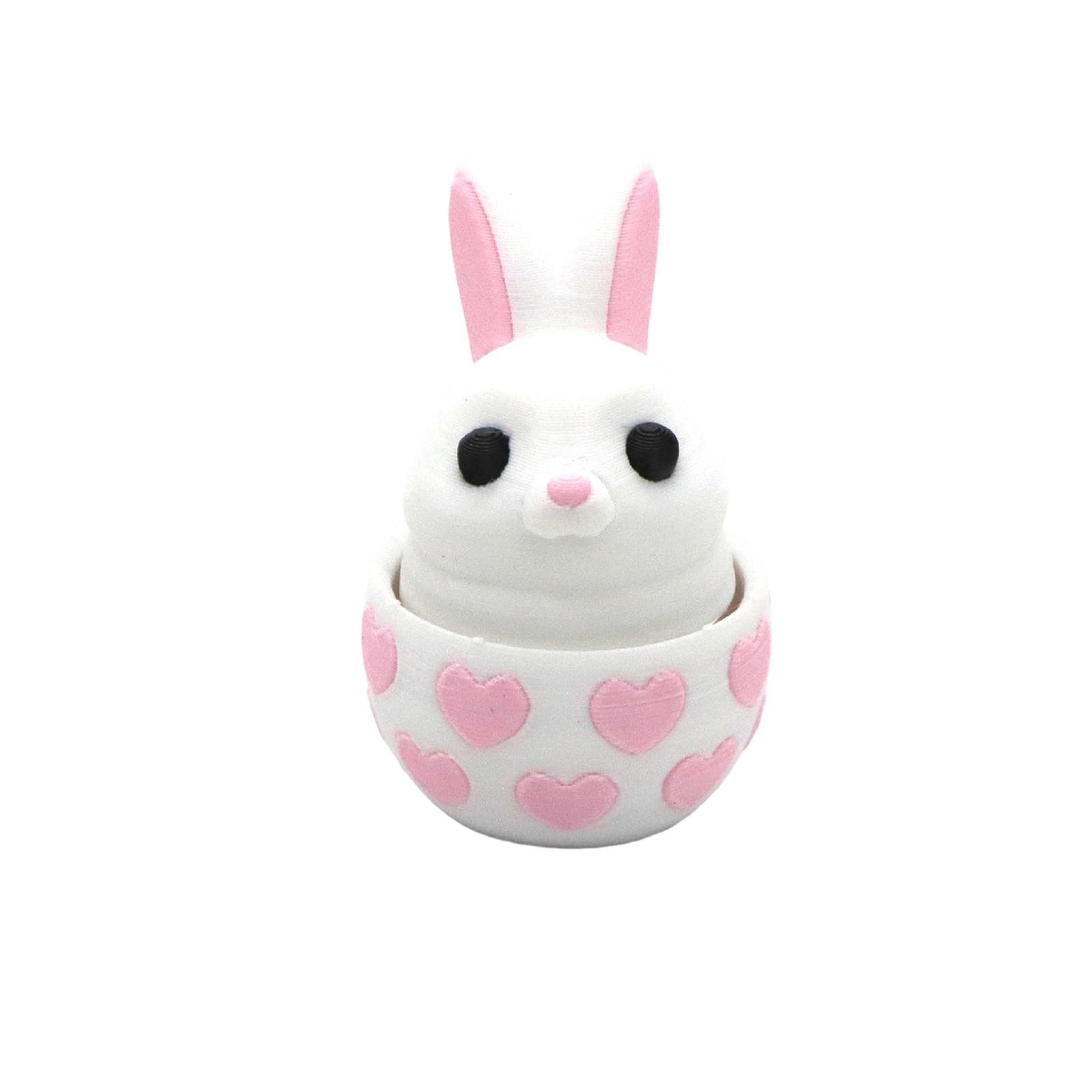 

3D Printed Toy Button Decompress Keychain, Easter Egg Pendant Accessory Trendy Toy Model Ornament