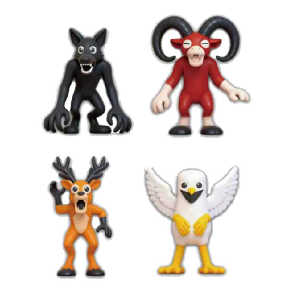 12Pcs/Set Latest 99 Nights In The Forest Figures Toy 99 Nights Figures Figurine Owl Deer 99 Nights In The Forest Figurine Model Toy
