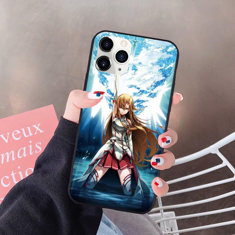 

Для Xiaomi Mi Redmi Note 10 5 7 9 9T 9a 9C 8 8T Pro 9S 10S 12 11 11T 10T 9 Lite A3 Poco M3 F3 X3 NFC Sword Art Online мягкий чехол Poco X3 X3 NFC 4G