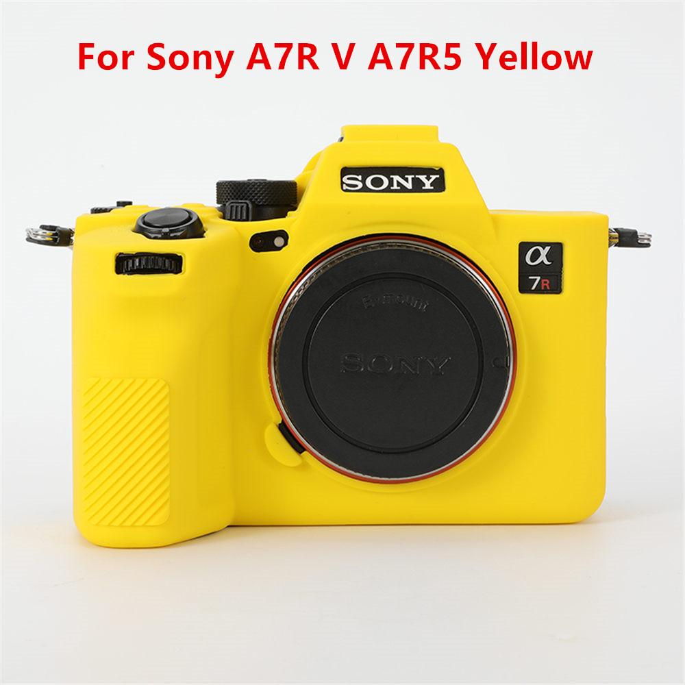 Soft Silicone Armor Camera Body Case For Sony A7R5 A7R4 A7M4 A7R3 A7R2 A7S2 A72 ZVE10 ZV1F ZV1F M2 Protective Rubber Cover