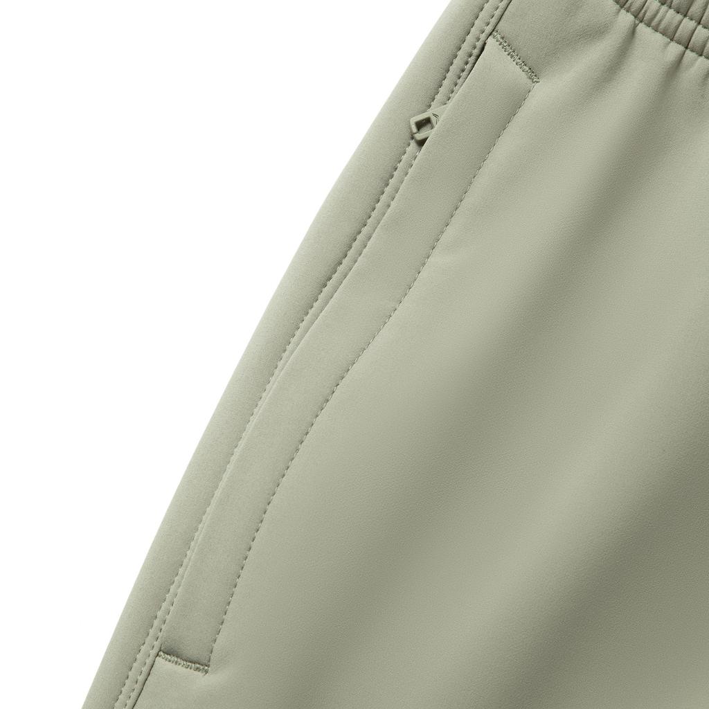 Li Ning Fitness Series Solid Color Mid Waist Loose Elastic Versatile Breathable Casual Pants Men Pants AYKV903-3