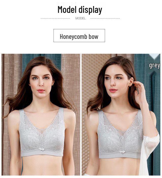 Kabelloser Ultra-Dünner Atmungsaktiver BH für Übergrößen