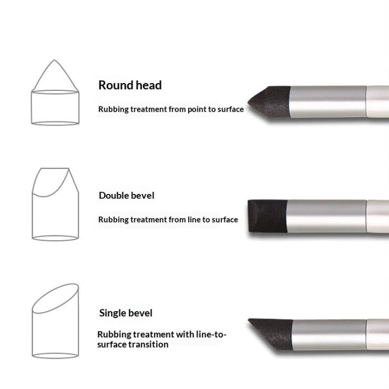 2/3 Stück Künstler Mischstift Waschbarer Skizzen Radier Schwamm Pinsel Wiederverwendbare Zeichenkunst Blender Korrigieren Aufhellen & Highlighten