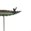 Birdfeeder with Metal Stake Bird Feeder Decorative Weatherproof Garden Bath Baths for