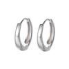 Minimalist INS Plain Circle Earrings for Women, New Trendy Men's Style, Ear Bone Rings, Ear Buckles, Versatile Accessories
