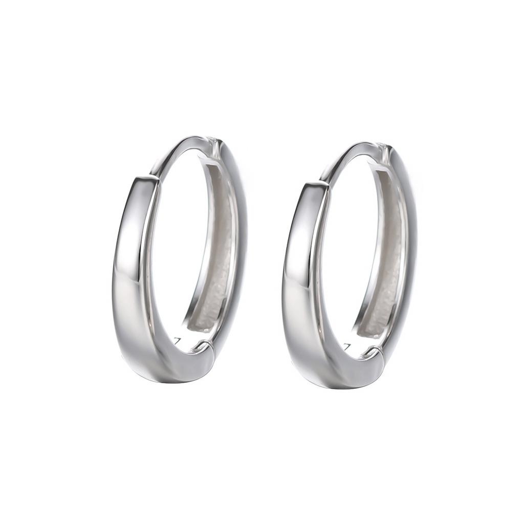 Minimalist INS Plain Circle Earrings for Women, New Trendy Men's Style, Ear Bone Rings, Ear Buckles, Versatile Accessories