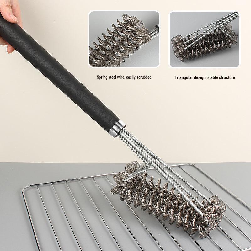 Stainless Steel BBQ Grill Cleaning Brush - Special Wire Brush for Grills and Ovens