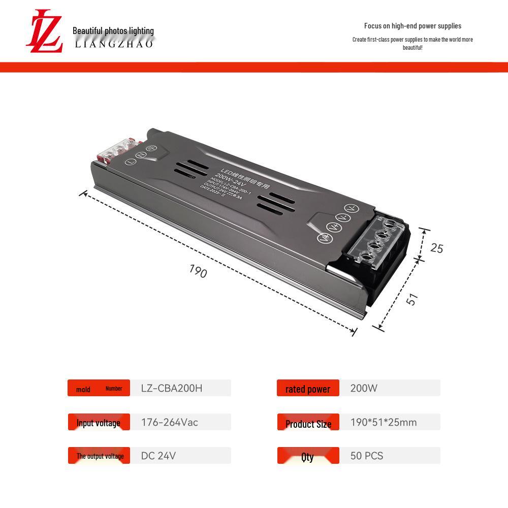 

24V LED Light Strip Power Supply & Transformer for Indoor Decor