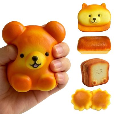 Fidget Squishys Spielzeug 1 Stück Cartoon langsamer Rückprall Simulation Kneten süß Dekompression Anti-Stress Fidget Spielzeug Sensorisches Spielzeug