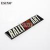 2 stk 3D Bilstyling Aluminium Lim Dekal Bilmerke Biltilbehør Selvklebende Merke for Ralliart Ralli Art