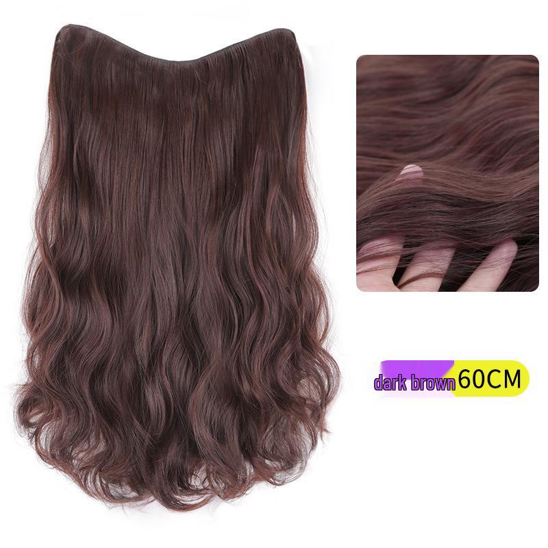Large Wave Long Curly Wigs for Women - Fluffy, Invisible Hair Patch, Clip-In Extensions for Volume Boost