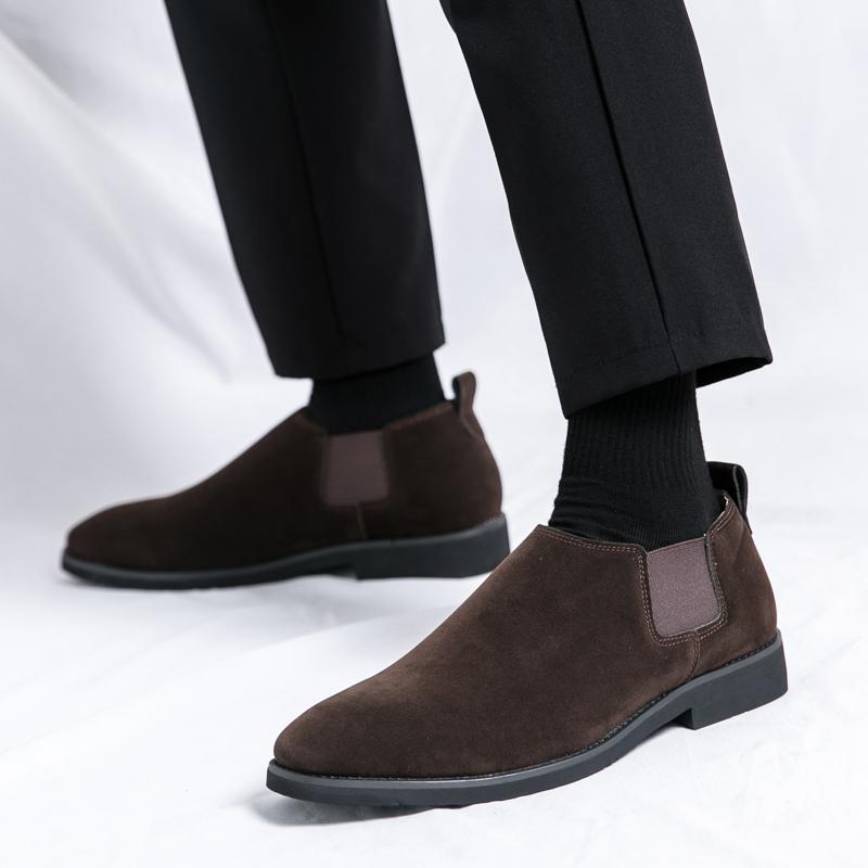 Fashion Man British Style Casual Shoe High Quality Business Leather Formal Shoes for Men Dress Designer Original Loafers Mocassin Hombre