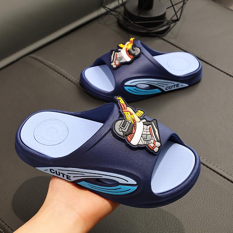 New Style Cartoon Children's Sandals: Soft, Non-Slip Soles, Perfect for Home, Bath, and Outdoor Use with a Unique 'Walking On Poop' Feel.
