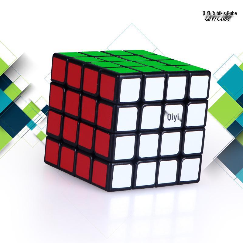 Qiyi 2345 Schicht Schwarz Sticker Magischer Ahornblatt Pyramidenwürfel - Skewb SQ Twisty Unregelmäßig