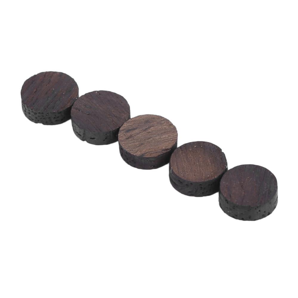 100PCS Rosewood Material Guitar Inlay Dots Wood Color Guitar Accessories  Musical Instrument Parts