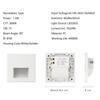 LED Bewegungssensor Nachtlicht PIR Induktion Einbau Wandleuchte Innenbeleuchtung Heimdekor Flur Treppe 220V 110V 3000K