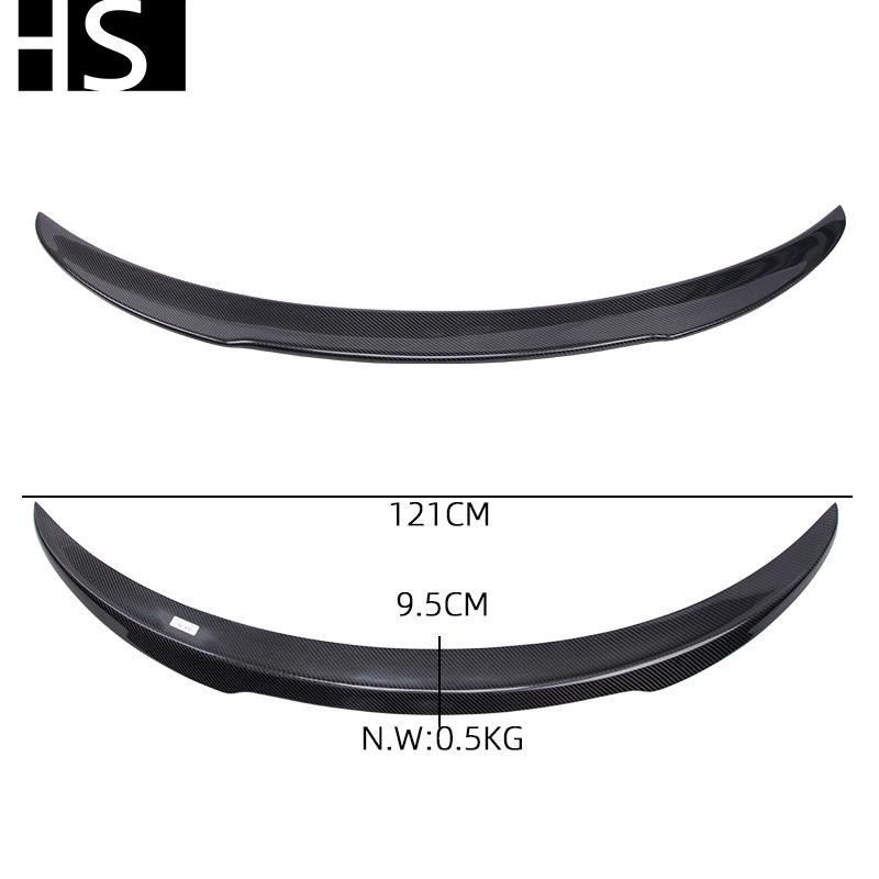 FD Style Carbon Fiber Rear Wing Spoiler for 2014-2020 Mercedes-Benz CLA W117