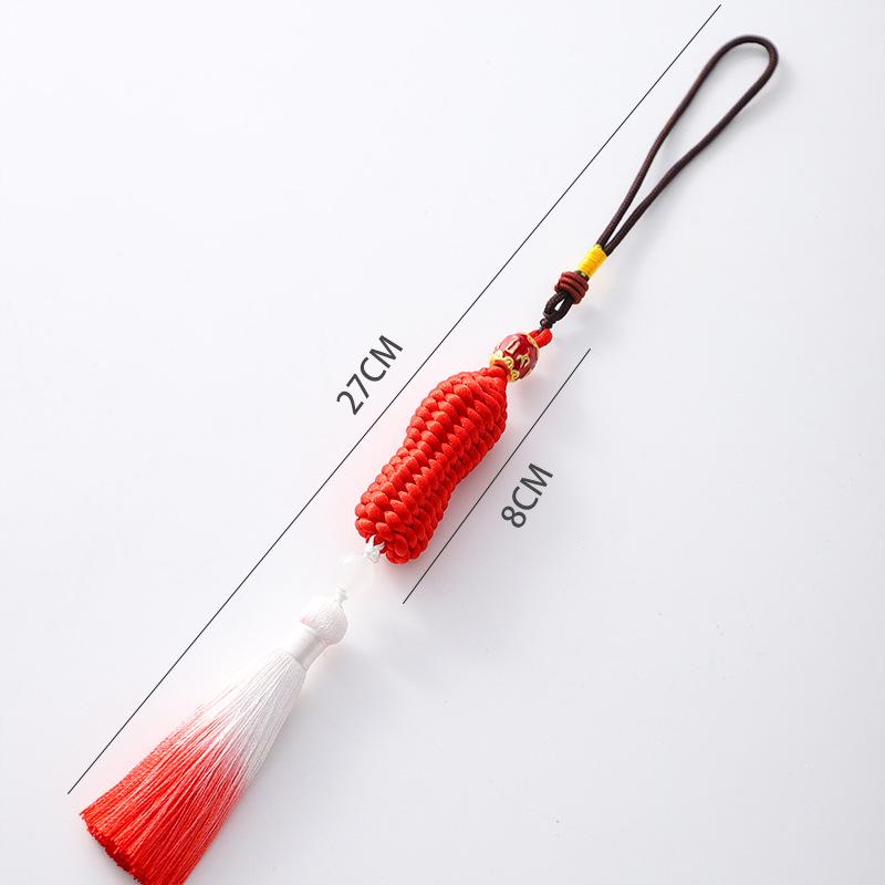 2026 Chinese New Year Metal Bell Pendant Wind Chime - Peace Blessing Ornament