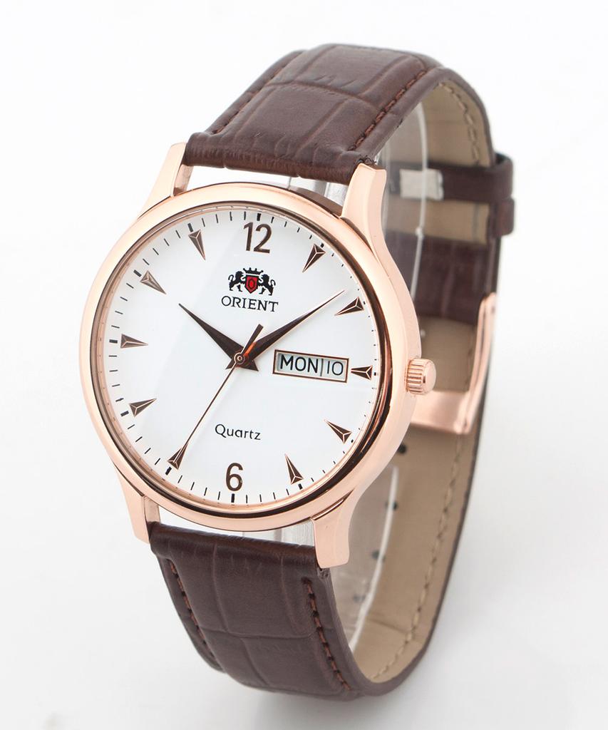 Olienteu Korean-Made Men'S Leather Band Wristwatch Ot7709Me