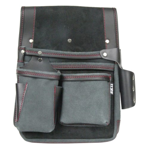 SK11 (SK11) Gusseted Leather Nail Bag BL with Sumitsubo Holder SMK-3M