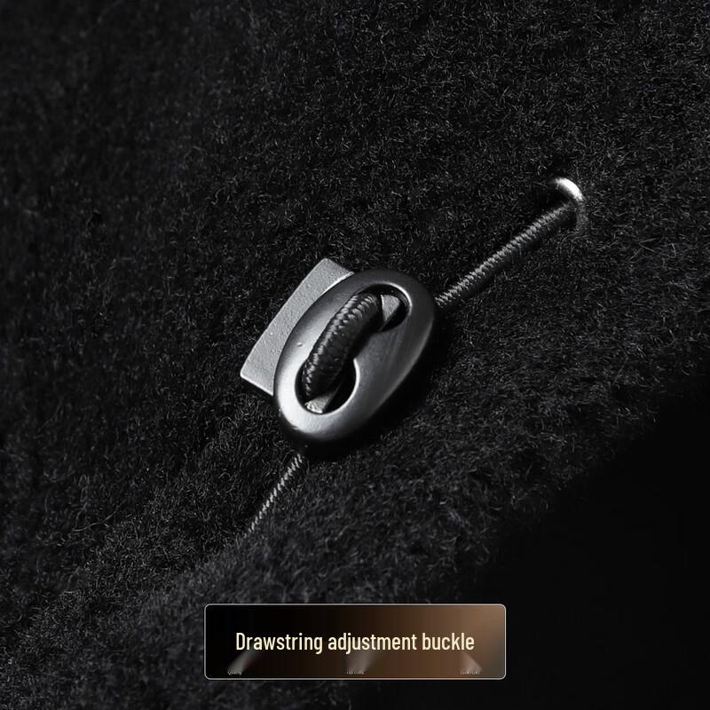 Men's 100% Wool Hooded Shearling Vest