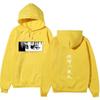 Attack On Titan Levi Ackerman Hoodie Unisex Fleece Sweatshirt Front Manga Eyes Print, Back Japanese Text, Autumn Winter Casual Pullover