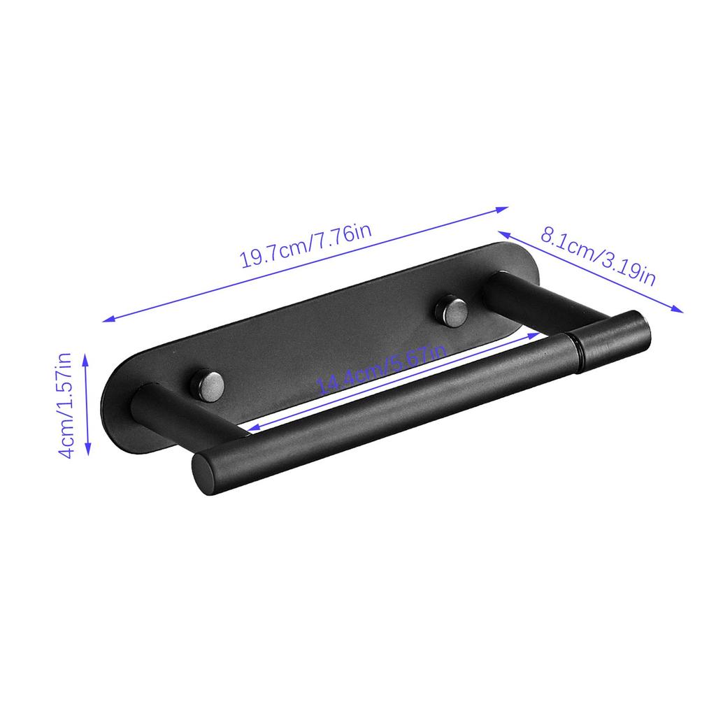 Double Post Pivoting Toilet Paper Holder Stainless Steel Wall Mounted Toilet Paper Dispenser Bathroom Kitchen Tissue Roll Holder
