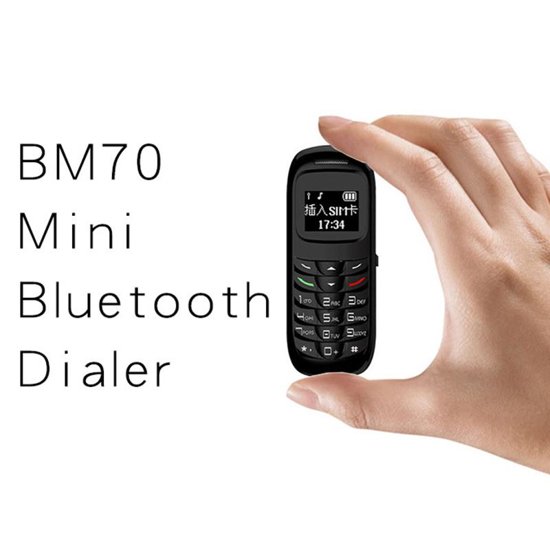 

BM70 Dual SIM 0.66-inch Mini Bar Phone 2G GSM Mobile Phone Blue