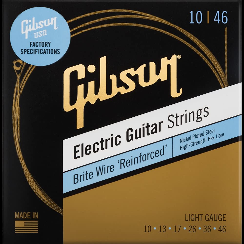 

Gibson SEG-BWR10 Brite Wire Reinforced Light Electric Guitar Strings