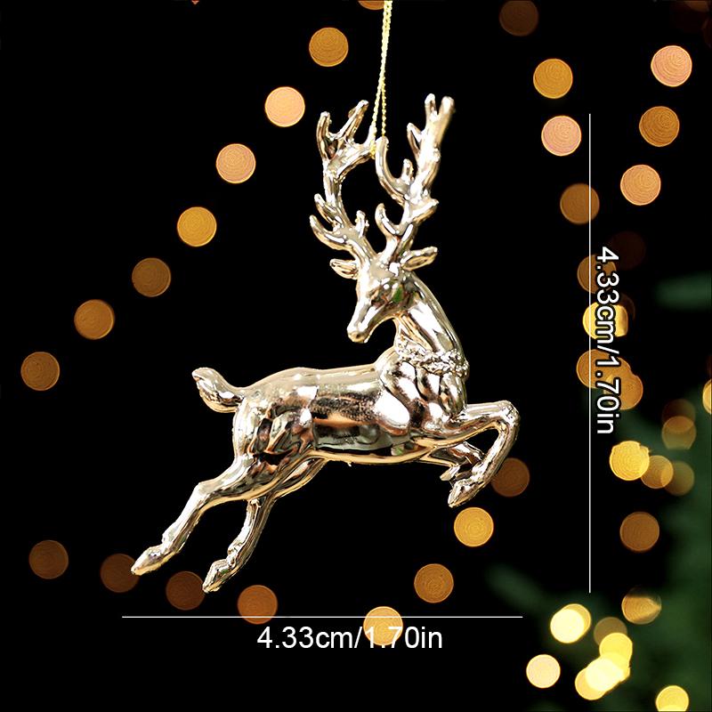 1PC Plastic Gifts Elk Holiday Butterfly Christmas Tree Ornaments Party Multiple Options Available