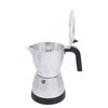 Electric Coffee Maker 3 Cup Aluminum Octagonal Electric Mocha Pot for Home Travel  