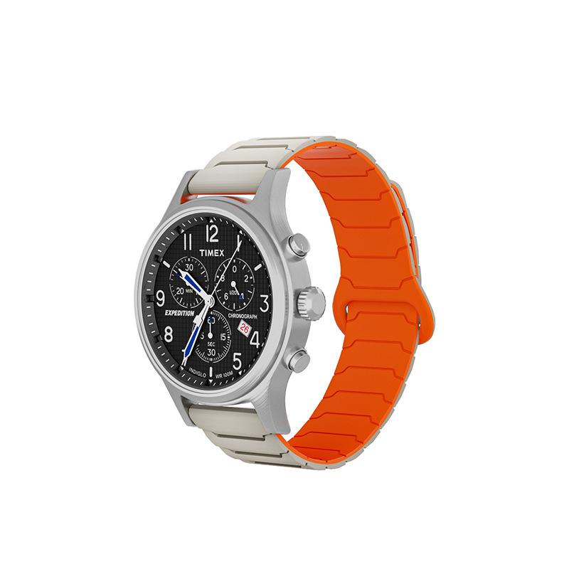 Samsung Watch7 Magnetic Silicone Band for Huawei 22mm - Flat Head Armor Warrior Loop