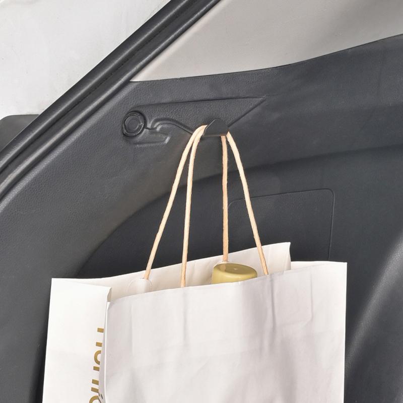 2 ks Pro Rav-4 2020-2024 Háček na organizér úložného prostoru v kufru auta Hák na věšák pro úpravu zadního kufru Vnitřní příslušenství