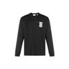 T Shirts Men's Black Crew Neck Moderate 80245991