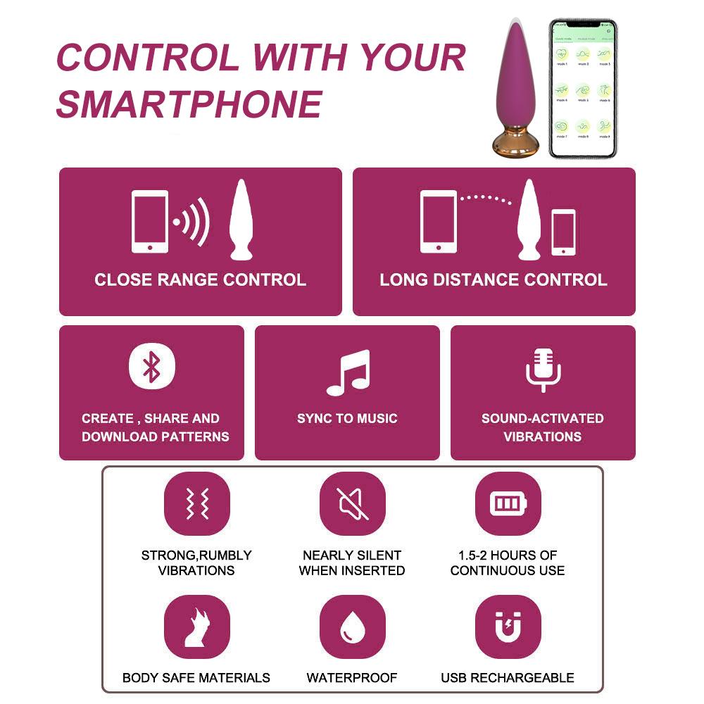 Wireless Remote Anal Vibrator Sex Toy For Men Women Anal Plug Male Prostate Massage Vagina G Spot Dildo Vibrator Anus Butt Plug