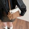 Autumn and Winter Niche Design Small Square Bag 2025 New Fashion Simple Korean Shoulder Bag Trend Lamb Wool Messenger Bag