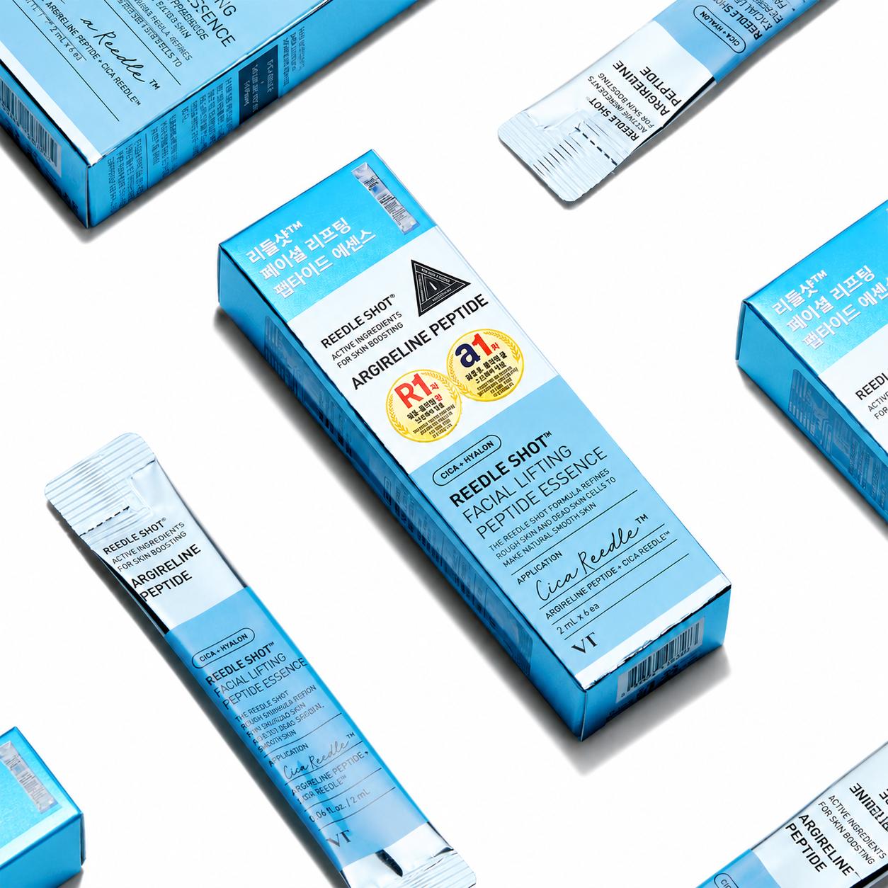 VT Reedle Shot Facial Lifting Peptide Essence 2ml x 6pcs