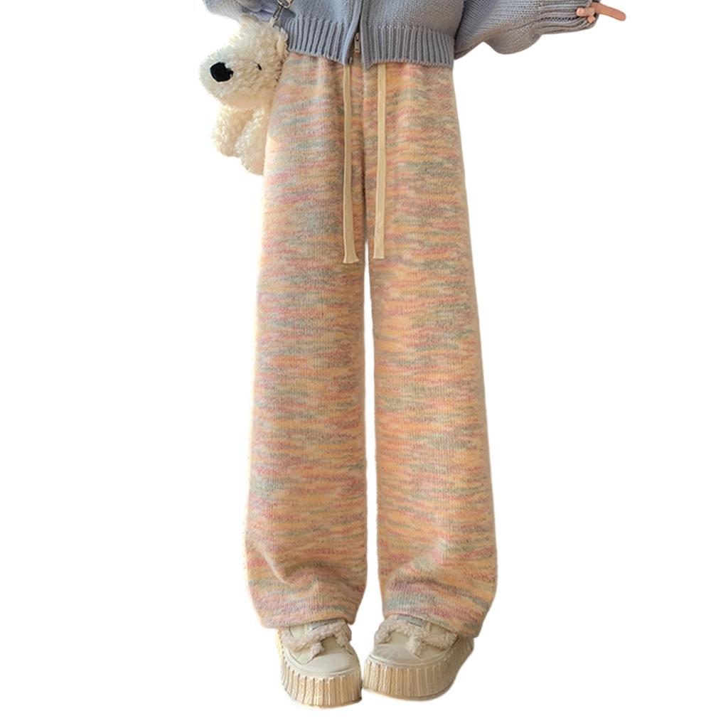 Women's Fashionable Casual Loose Fleece Lined Long Pants