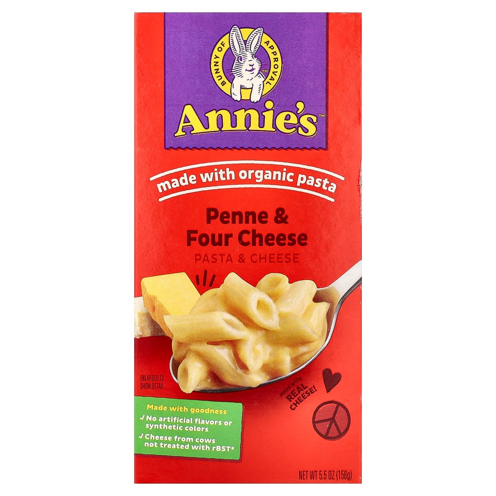 Annie s Homegrown Pasta & Cheese Penne with Four Cheese 156g (5.5oz)