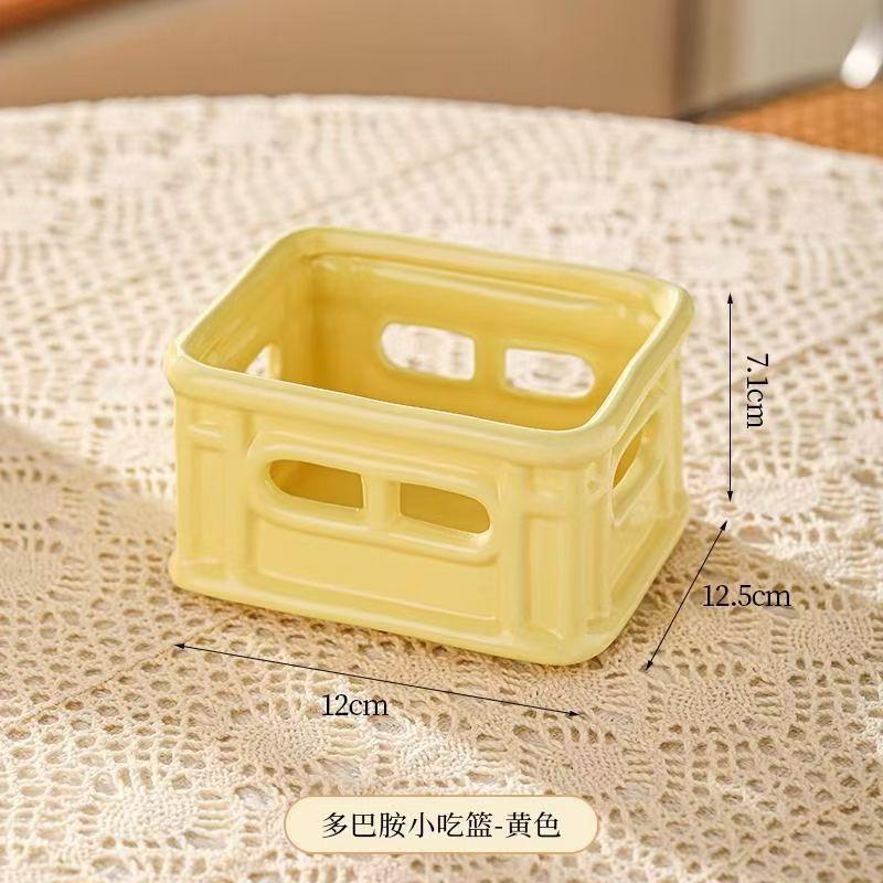 

Корейская жареная поддон для закусок Керамическая миска Украшение кухни Попкорн Жареные куриные чипсы Миска Instagram Позирование Реквизит Подарок