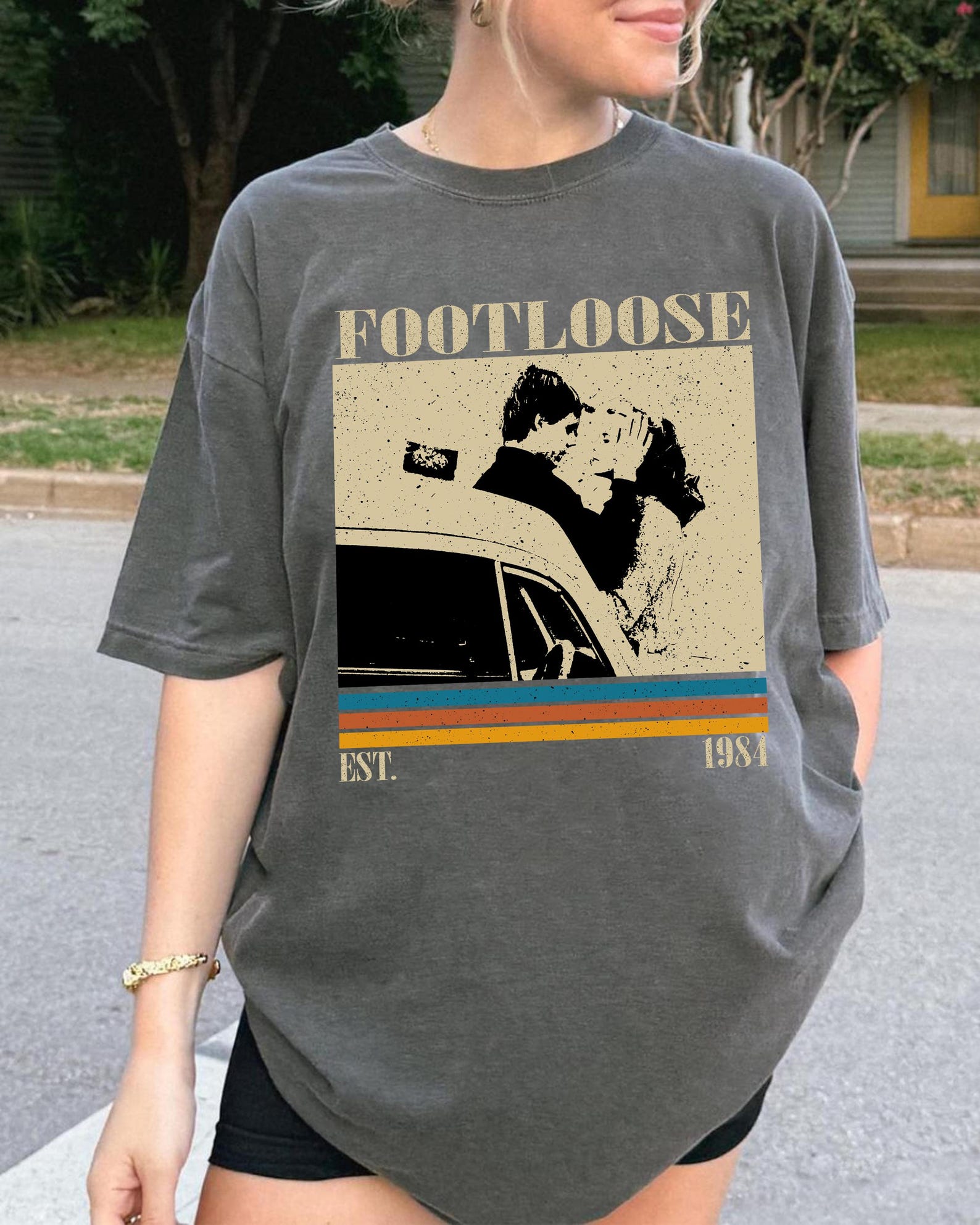 Footloose Movie T shirt - Comfort Colors Vintage Tee M
