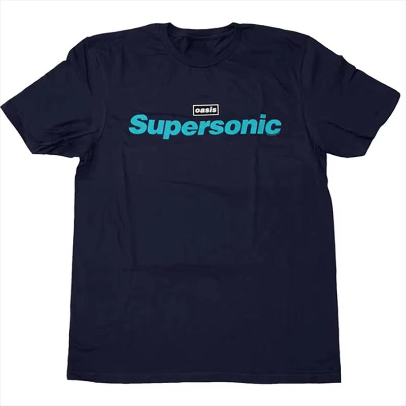 American Men's Trendy Brand Oasis Oasis Band Rock Music Summer New Retro Fashion Men's and Women's Street Wear Casual T-shirt