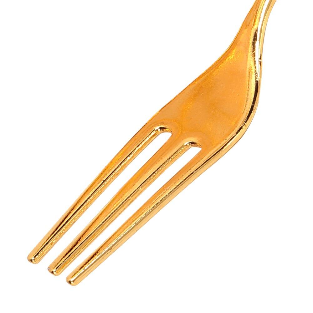7pcs Swan Base Holder Coffee Spoon Set Gold Tea Spoon Set Fruit Spoon Set For Ice Cream A