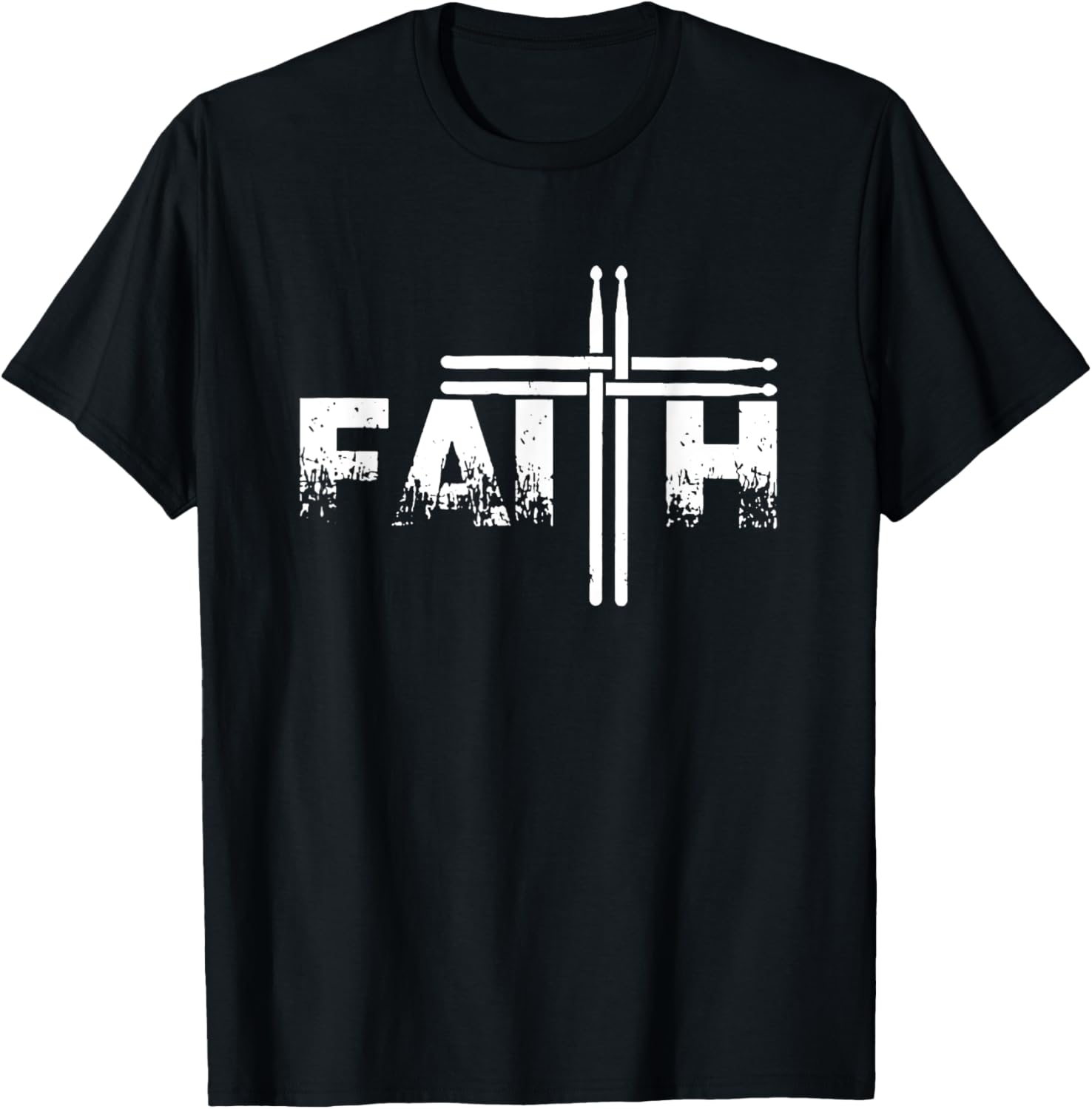 Christian God Jesus Fun Drummer TShirt S